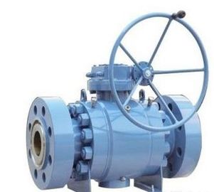 3 Trunnion χάλυβα άνθρακα κομματιού βαλβίδα σφαιρών, γυμνός μίσχος, βαλβίδα σφαιρών ενεργοποιητών